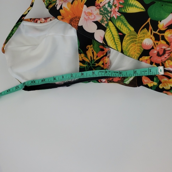 Nika Blossom Tropical Floral Bodycon Dress Size 6 - Picture 15 of 16